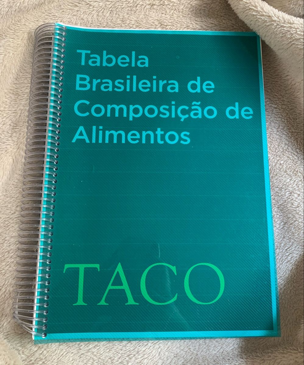 Tabela Taco Encadernada Livro Taco Usado 78819482 Enjoei 5834