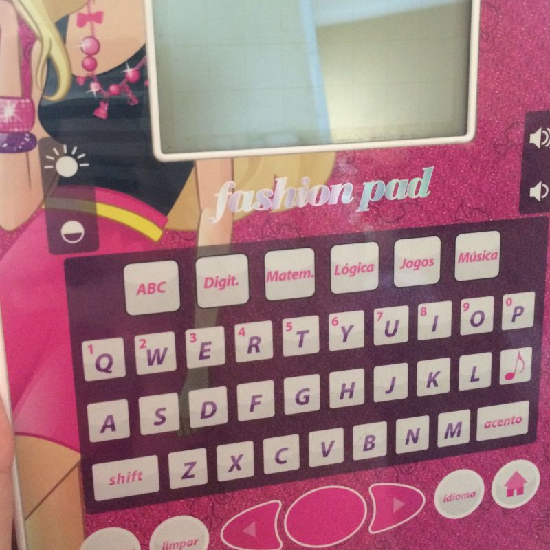 Tablet Fashion Pad Barbie, Brinquedo Candide Usado 19770651