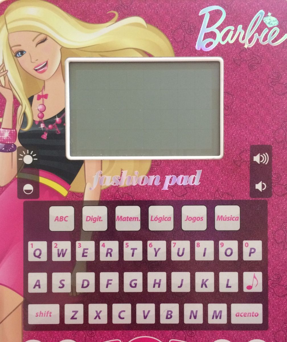 Tablet Fashion Pad Barbie, Brinquedo Candide Usado 19770651