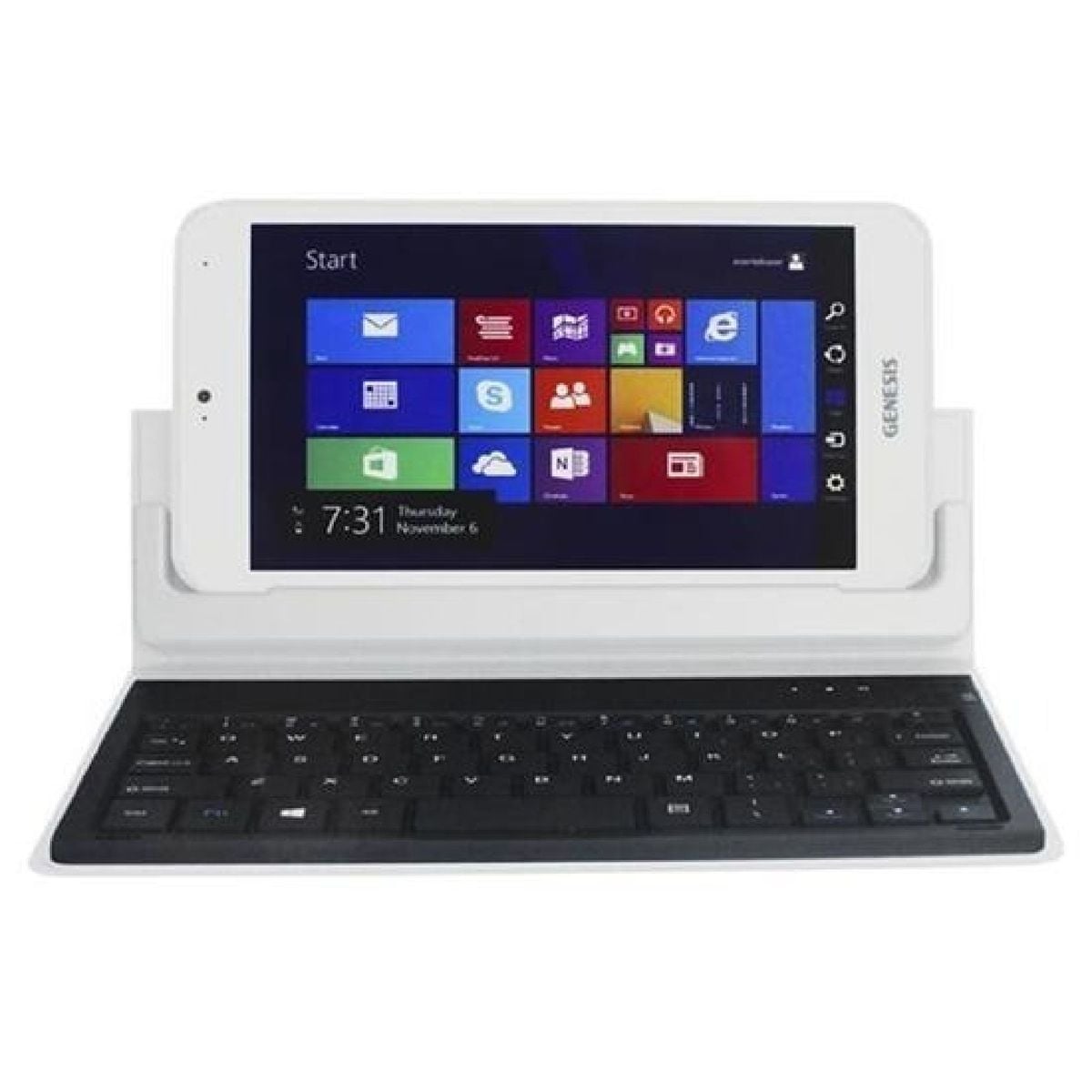Tablet Genesis Branco Teclado Gw7100 | Eletrodoméstico Genesis Usado ...