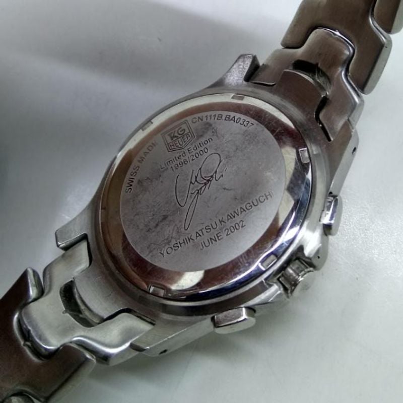 Tag heuer link limited edition yoshikatsu kawaguchi june clearance 2002