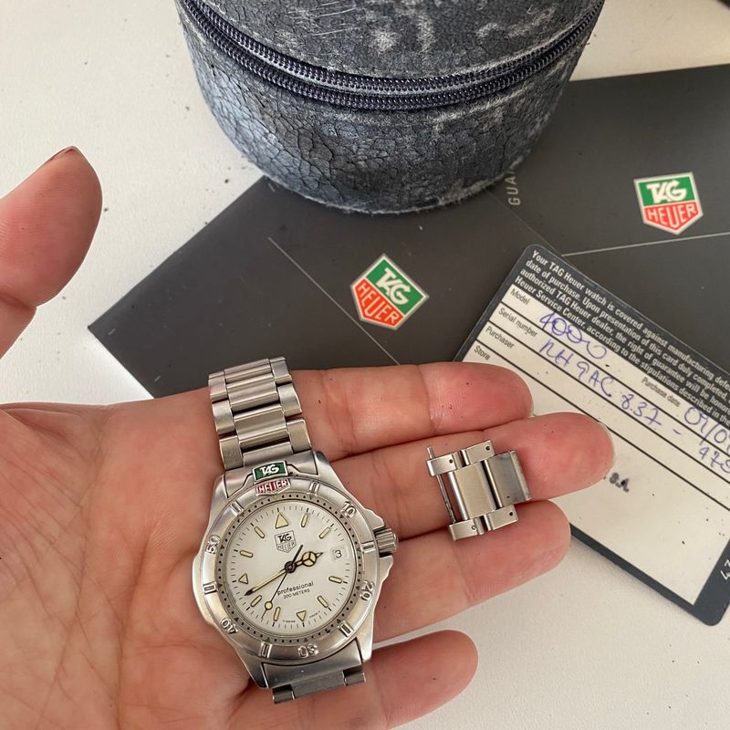 Tag Heuer Original S rie 4000 Rel gio Feminino Tag Heuer Usado 96495250 enjoei