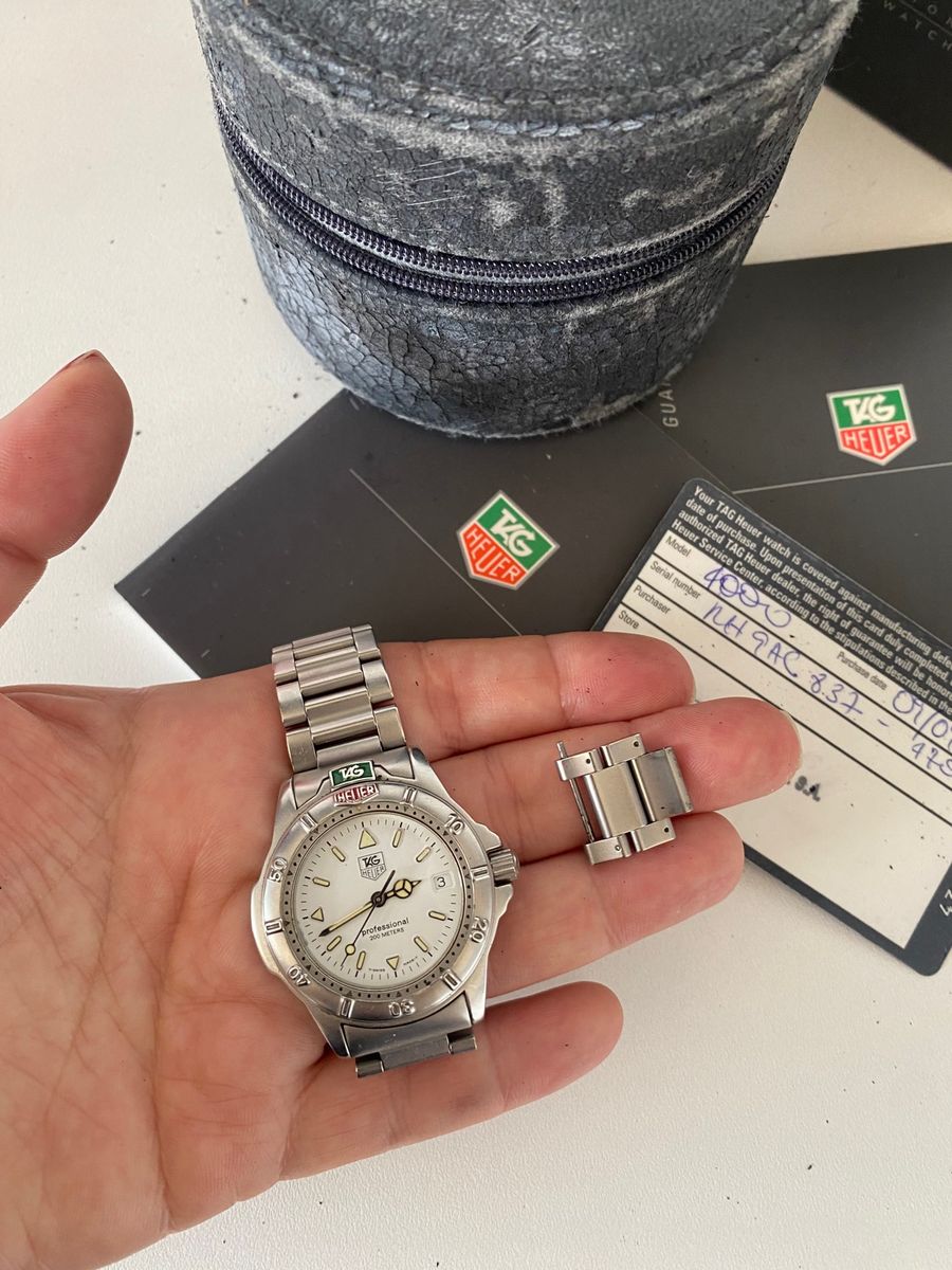 Tag Heuer Original S rie 4000 Rel gio Feminino Tag Heuer Usado 96495250 enjoei