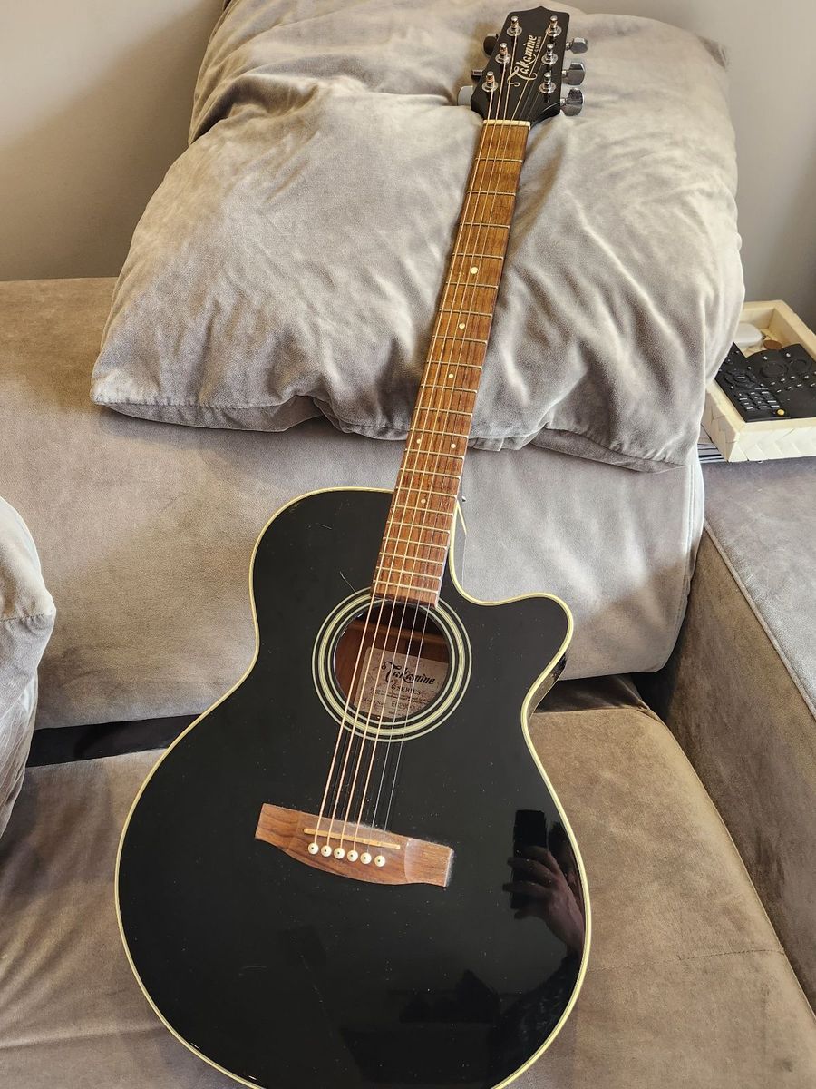 Takamine Eg260c Bk Viol o El trico Folk Item de M sica Takamine Usado 78259890 enjoei