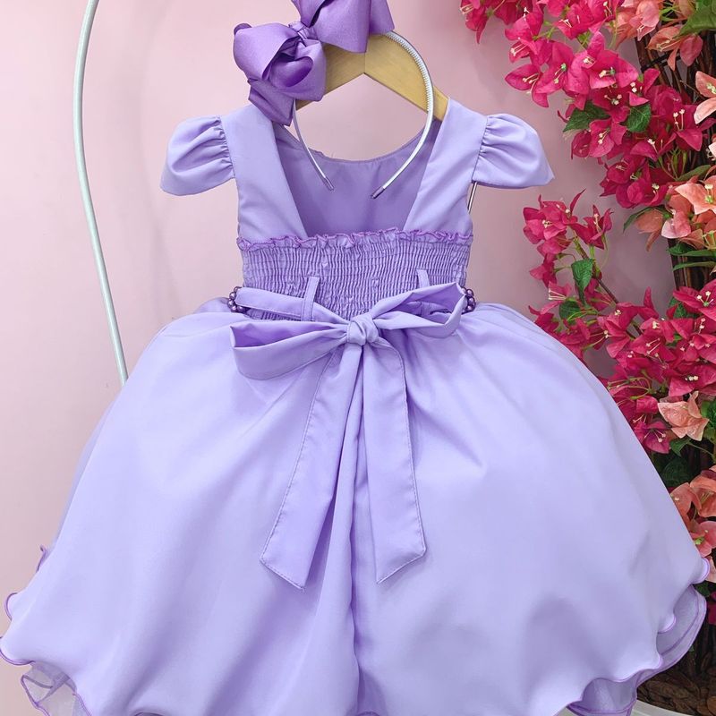 Shop vestido infantil lilas Factory Sale - Main Image
