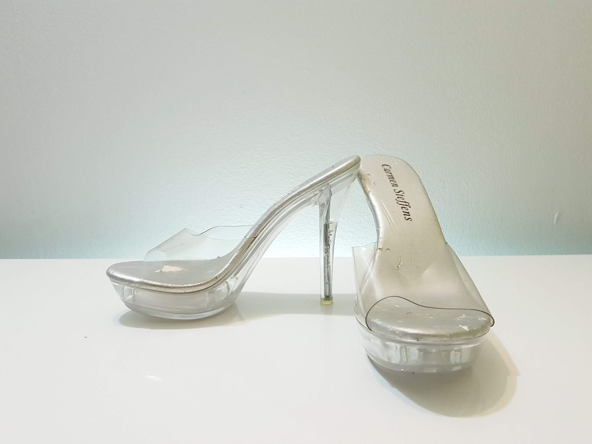 Sandalia carmen steffens hot sale transparente