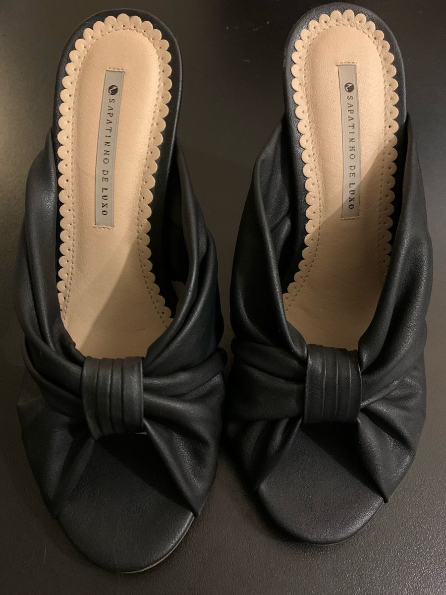 tamanco sapatinho de luxo