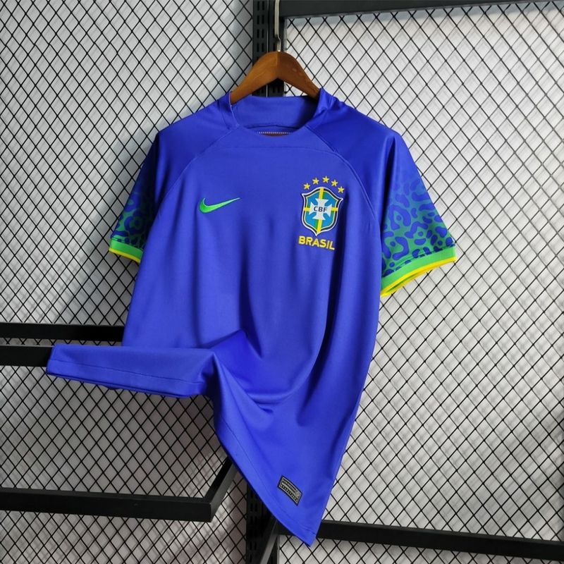 Tamanho 4xl Camisa Camiseta de Futebol Time Seleção do Brasil Azul
