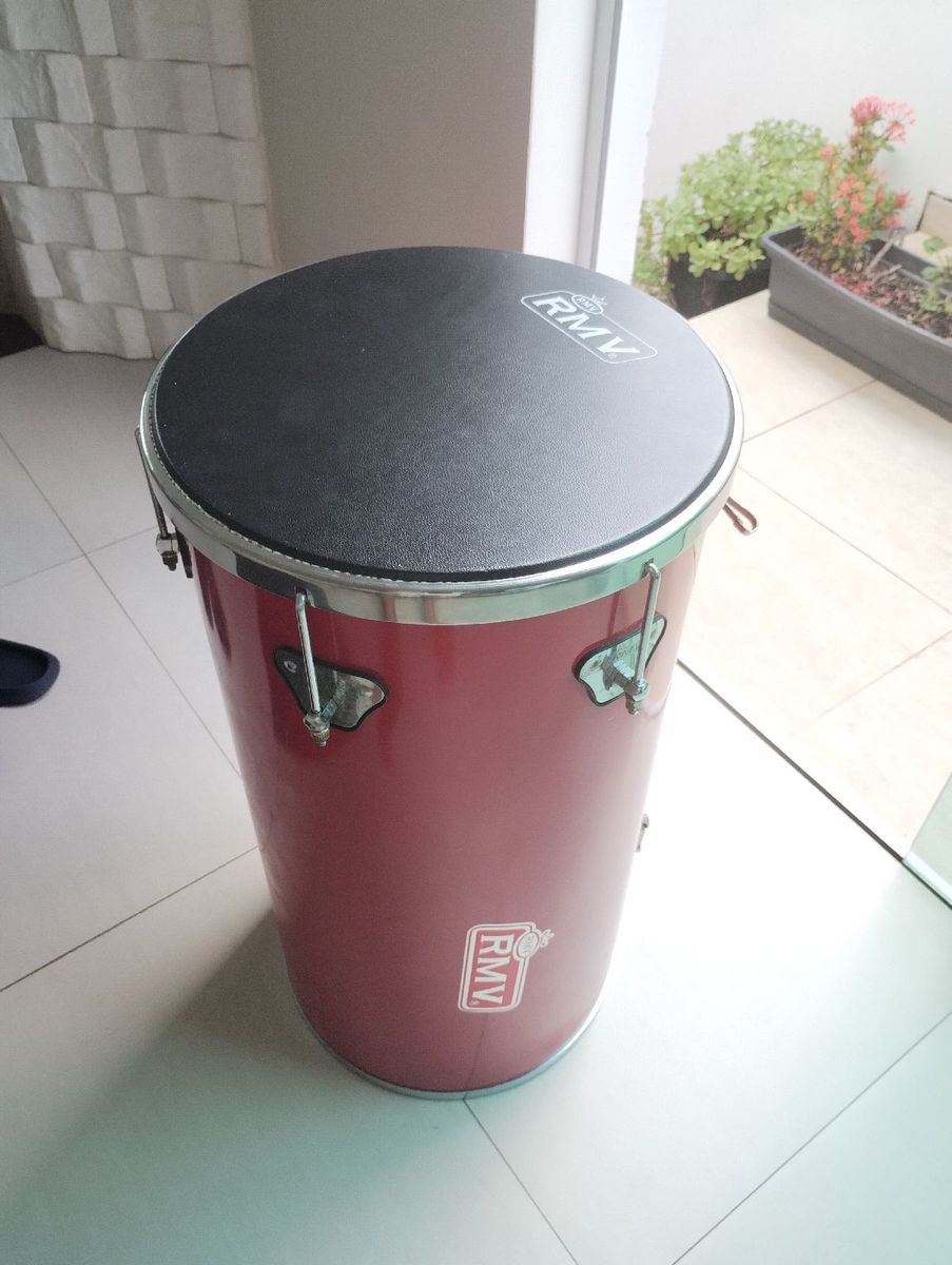 Tantan/rebolo/bumbo Rmv Vermelho Novo! Instrumento de Percussão da ...