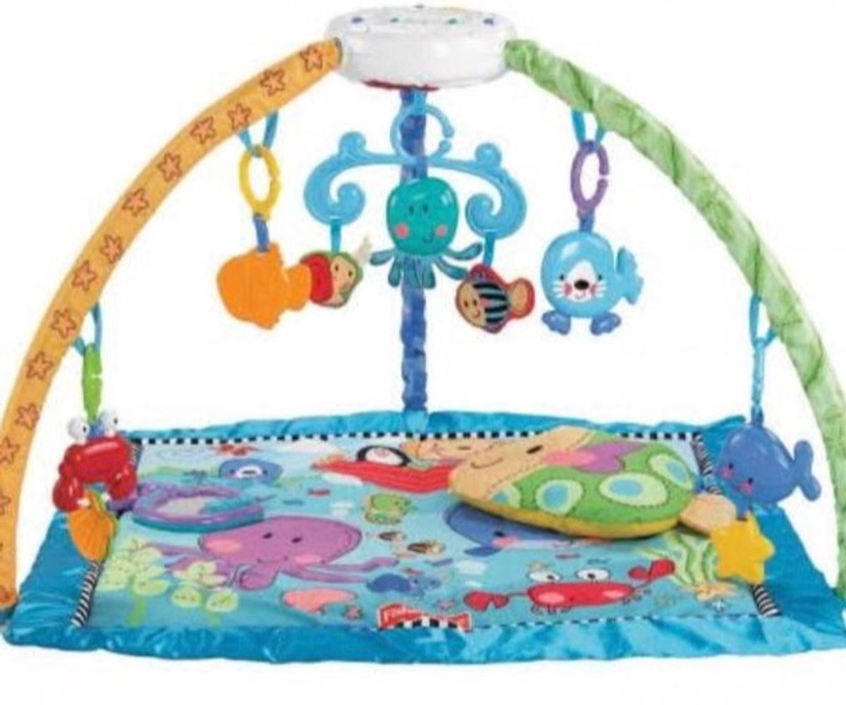 Tapete Interativo Fisher Price Fundo do Mar Brinquedo para Bebês Fisher Price Usado