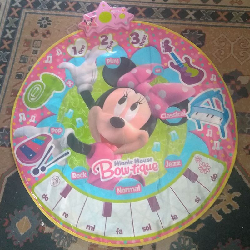 Tapete musical Disney - Piano interativo - Minnie - Ebn Kids