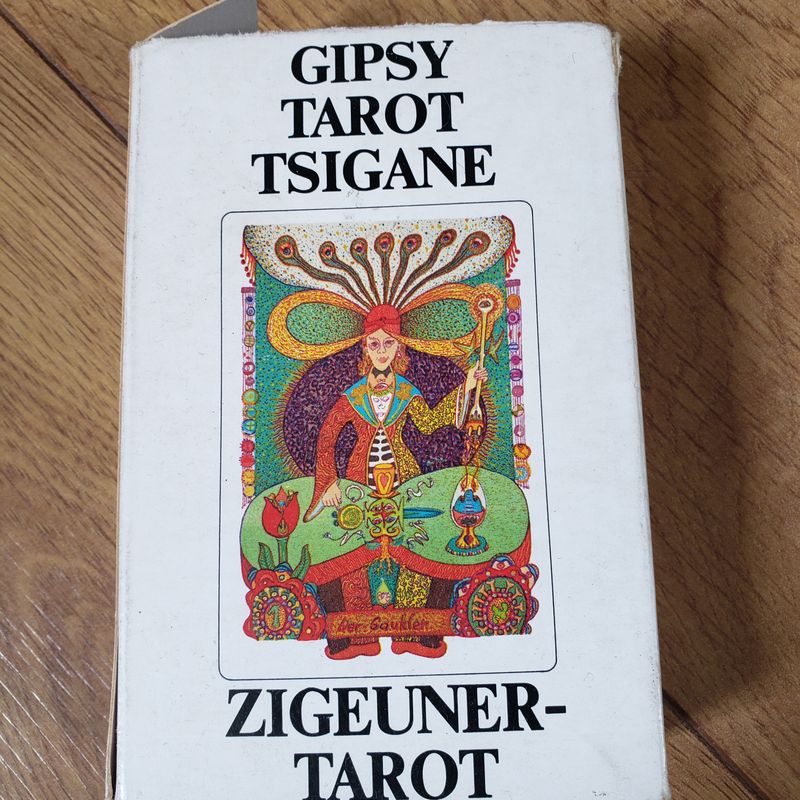 Tarot Gipsy Tsigane Importado | Livro Zigeuner Tarot Usado