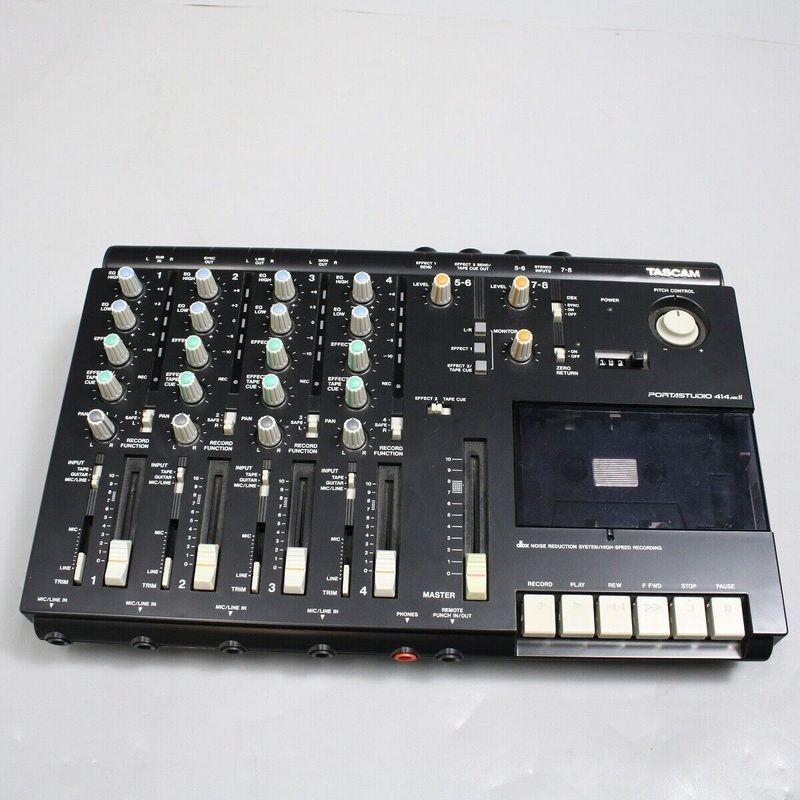 お歳暮 2024 Cassete 414mkii Portastudio Tascam Mtr Caixa Adaptador com 配信機器・PA機器・レコーディング機器