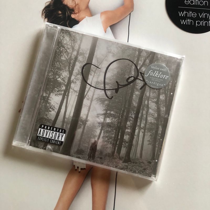 Taylor Swift Cd Autografado Singed Folklore Importado | Taylor