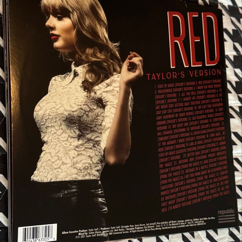 Taylor Swift Red Vinil Taylors Version Importado 4 Discos, Item de Música  Universal Nunca Usado 94890081