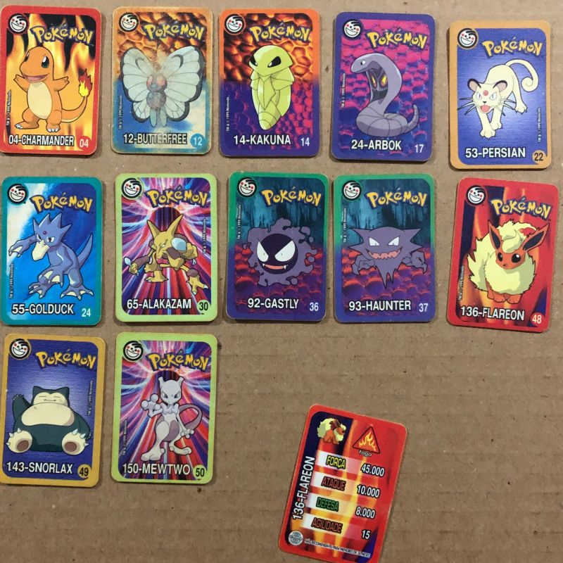 Pokémon Tazos- Tazos Attack 2, Tazos 3, Voa e Tazos League Amora