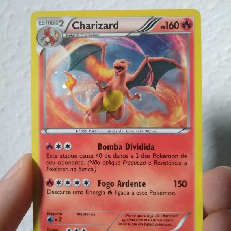 Carta Pokemon Charizard Ex | Produto Masculino Copag Nunca Usado 80153332 |  enjoei