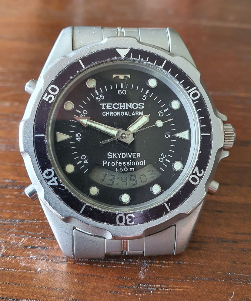Technos Skydiver Original 1998 | Relógio Masculino Technos Usado ...