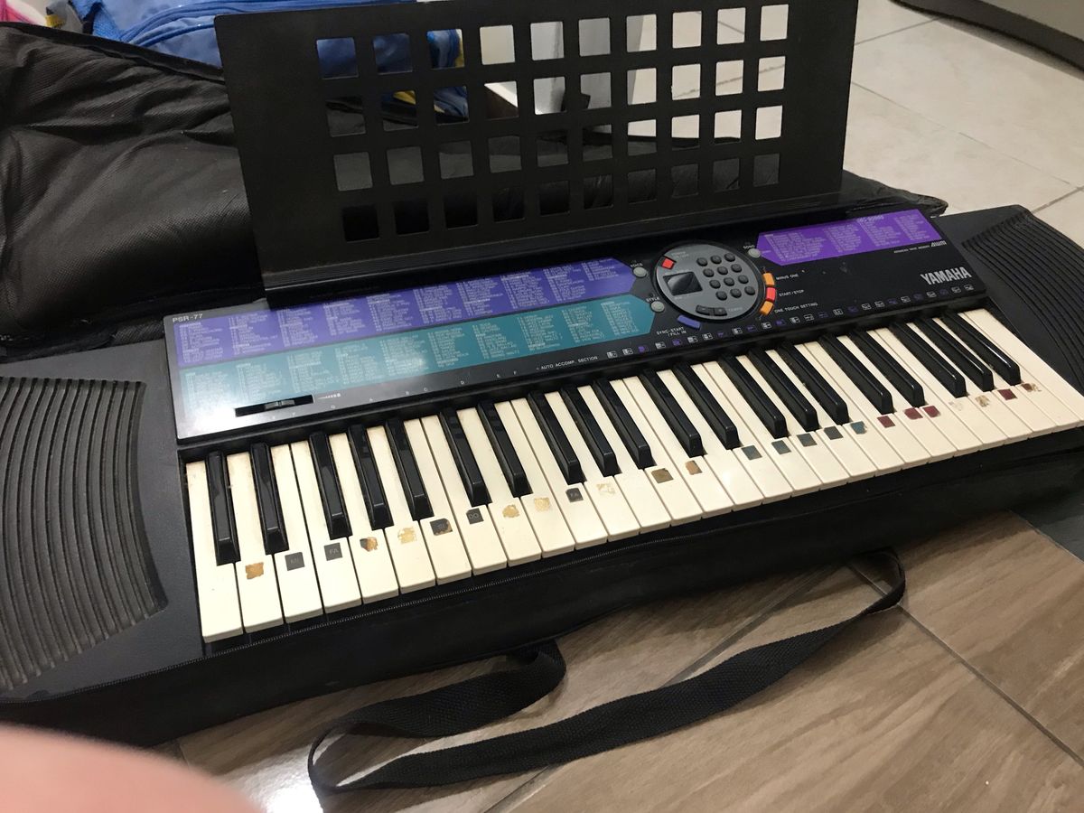 Teclado Antigo Yamaha Teclado p/ Computador Yamaha Usado 74674739