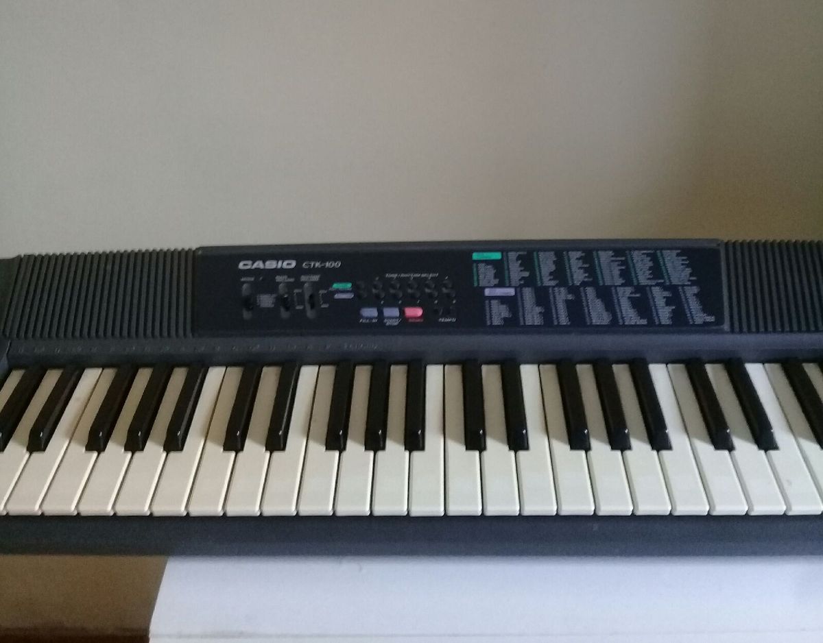 Teclado Casio Ctk100 Item de Música Casio Usado 62330741 enjoei