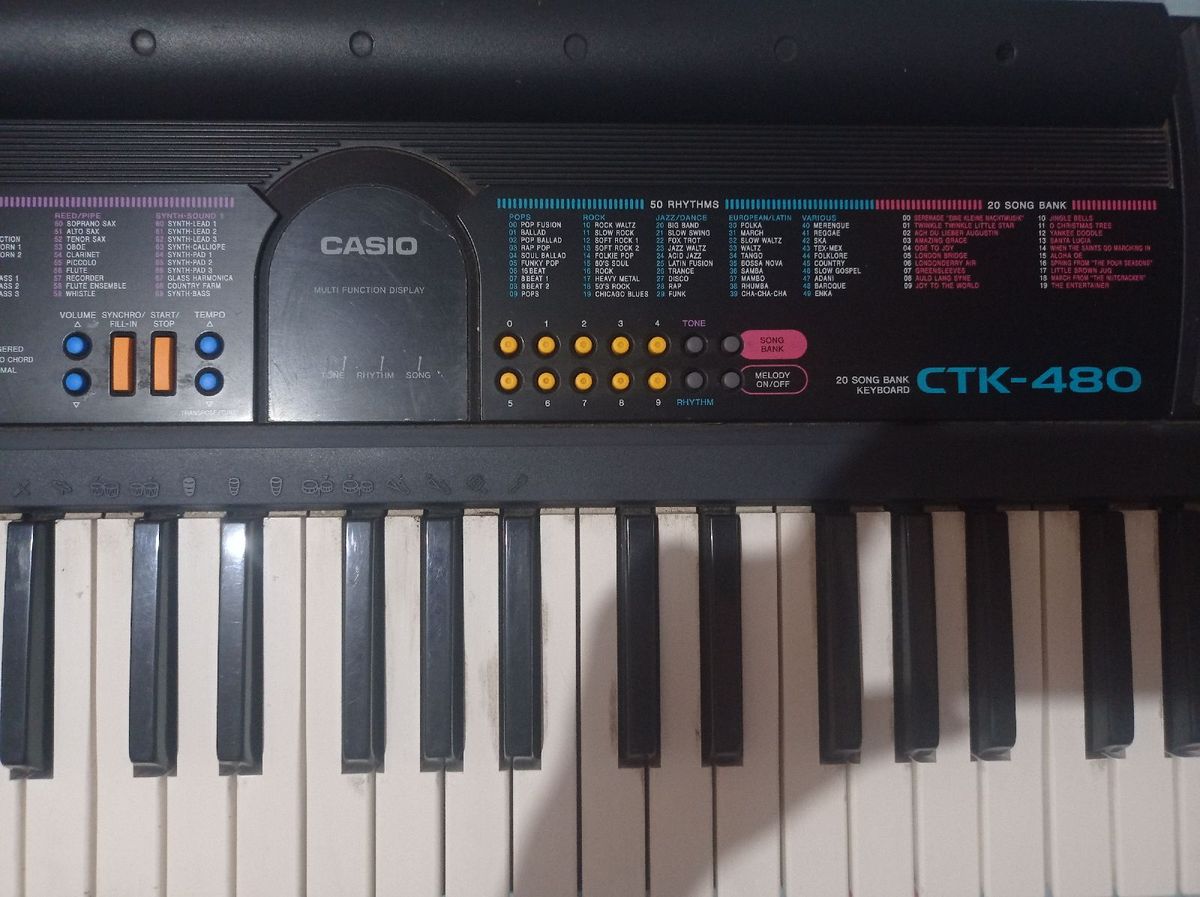 Teclado Casio Ctk 480 Usado | Casio Usado 83124148 | enjoei