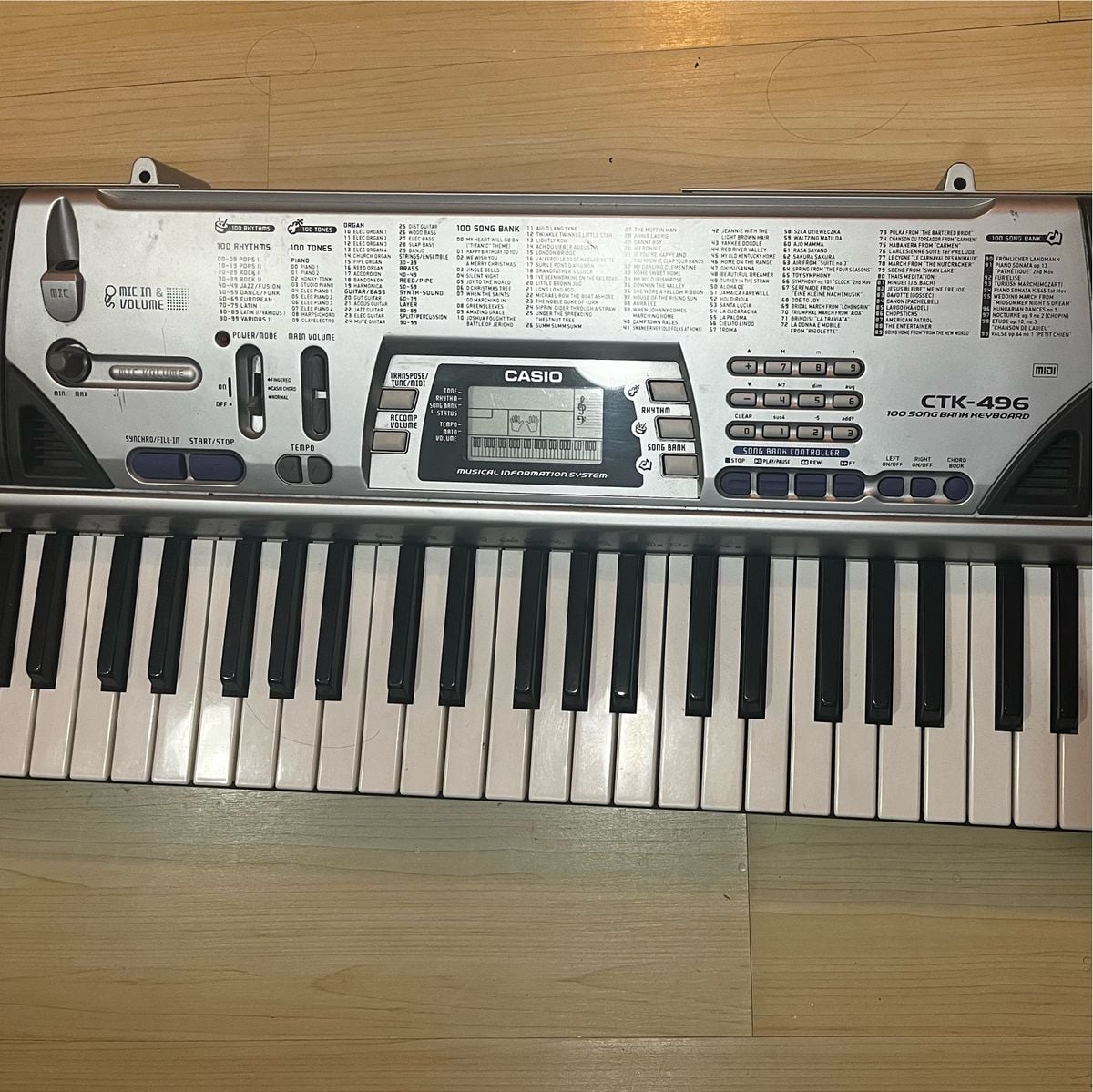 Teclado Casio Ctk 496 | Casio Usado 105939668 | enjoei