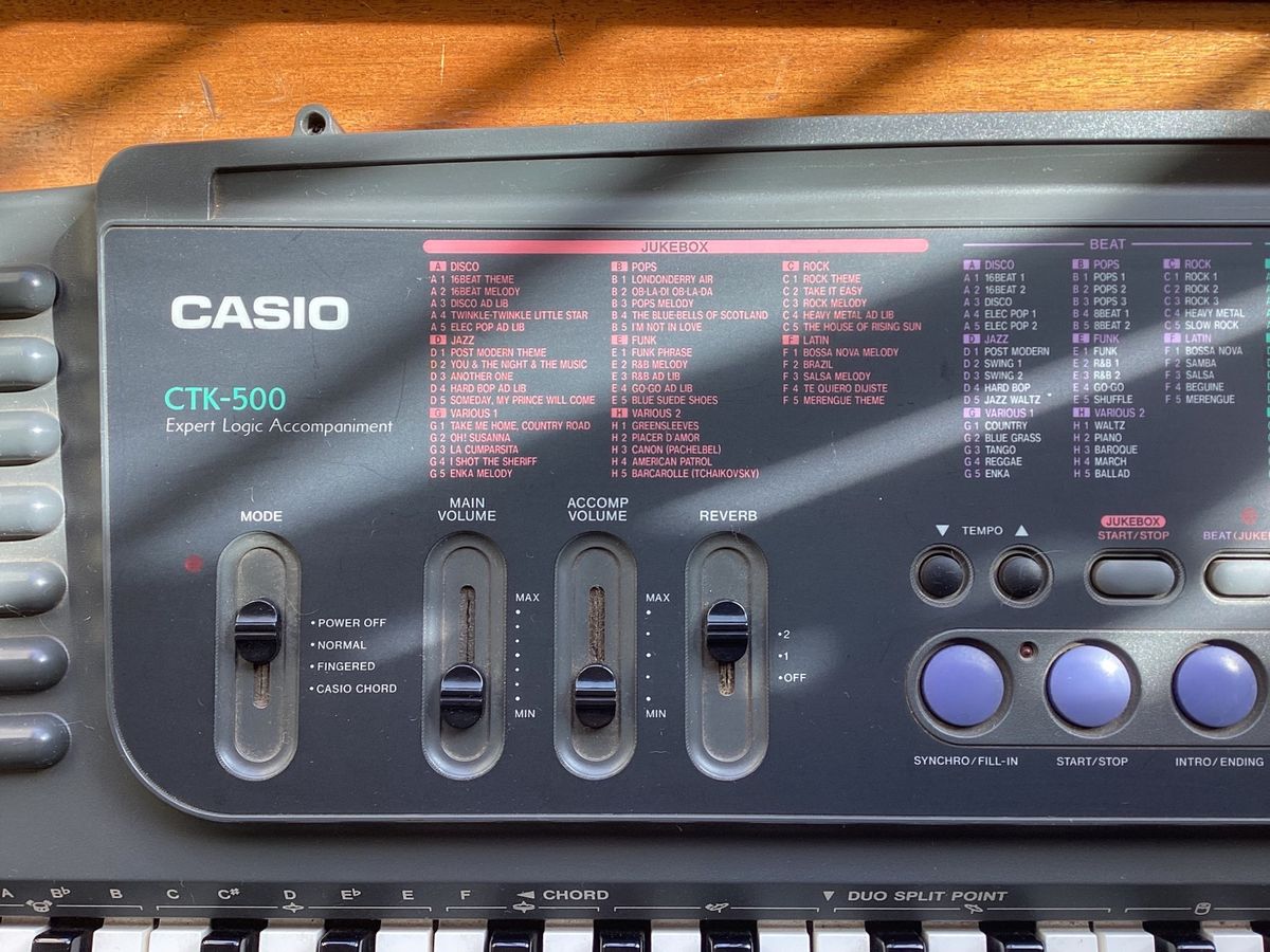 Casio ctk 500 hotsell