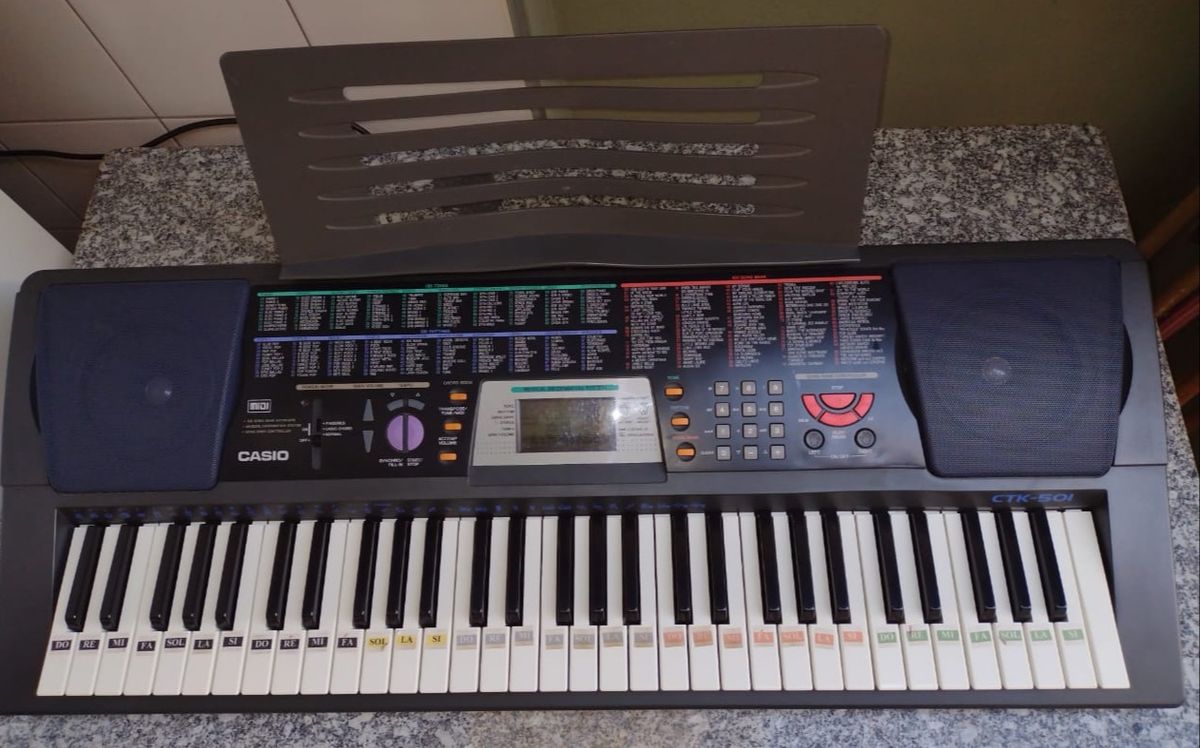 Teclado Casio Ctk 501 Item de Música Casio Usado 55449219 enjoei