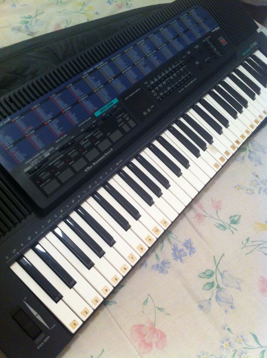 Teclado Casio Digital Reverb Ct 680 Item de Música Casio Usado