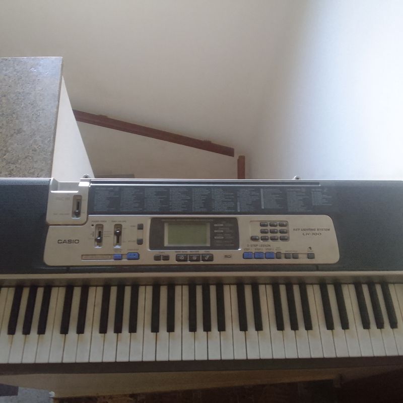 Teclado Casio Key Lighting Lk 100 Otimo Estado para Vender Hoje Casio Usado 88081484 enjoei