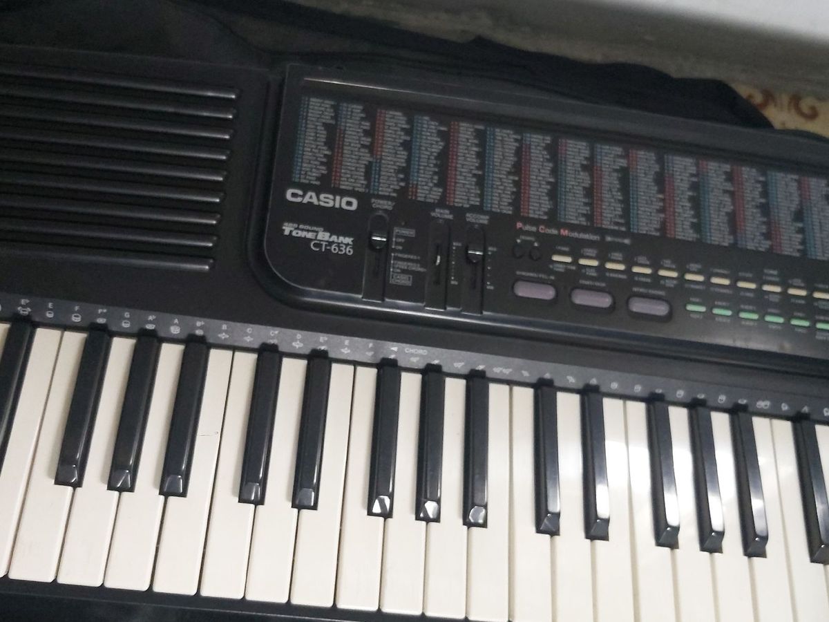 Teclado Casio Tone Bank Ct 636 | Teclado p/ Computador Casio Usado ...