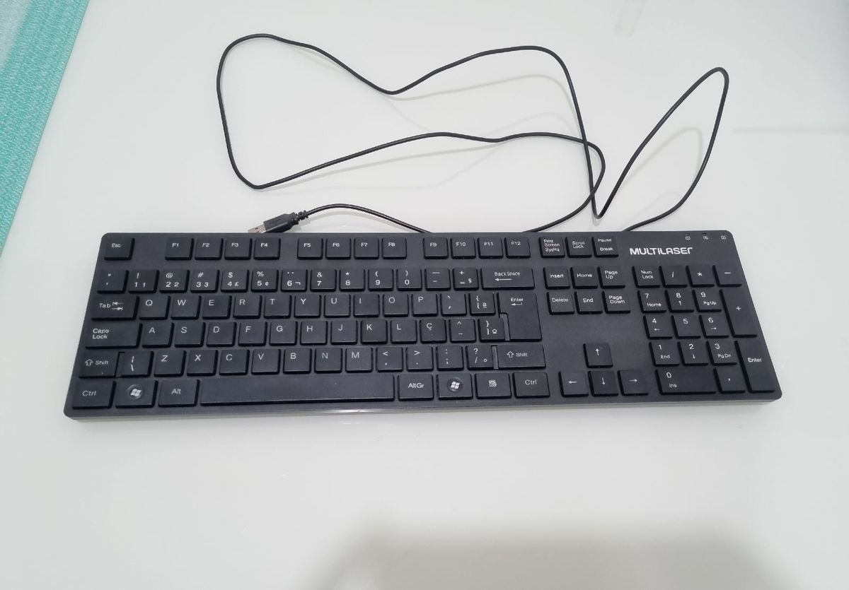 Teclado da Multilaser | Mouse p/ Computador Multilaser Usado 104601932 ...