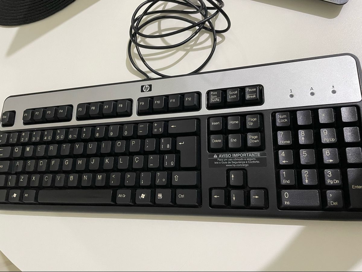 Teclado Hp Kb-0316 | Teclado p/ Computador Hp Usado 81181421 | enjoei
