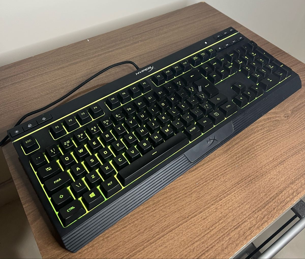 Teclado hyperx alloy core rgb teclado p computador hyperx usado