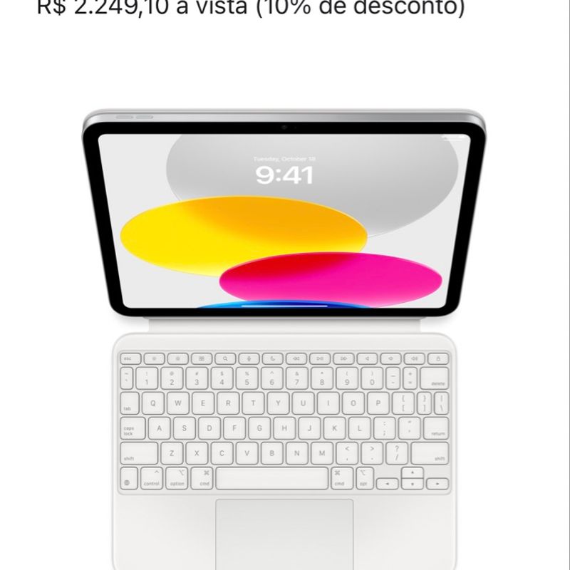 Teclado Ipad 10 Geração Magic Keyboard Folio | Apple Usado