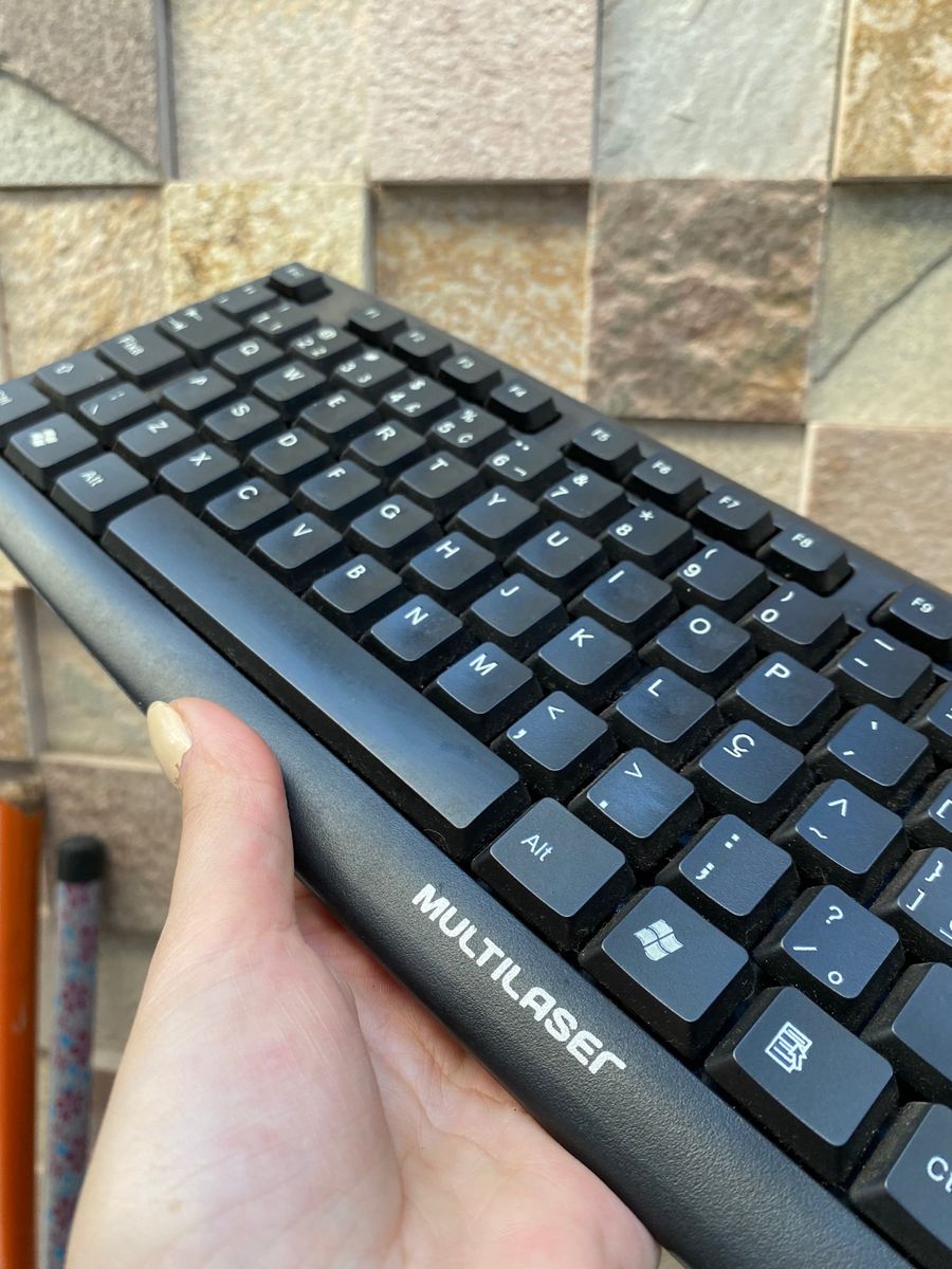 Teclado Multilaser com Cabo Usb | Teclado p/ Computador Multilaser ...