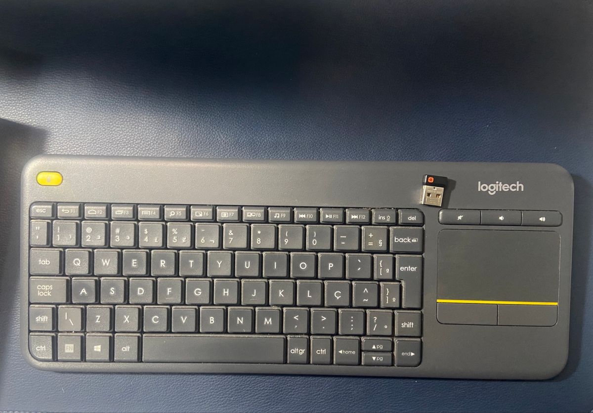 Teclado Sem Fio Logitech K Plus Wireless Touch Keyboard Logitech Teclado P Computador