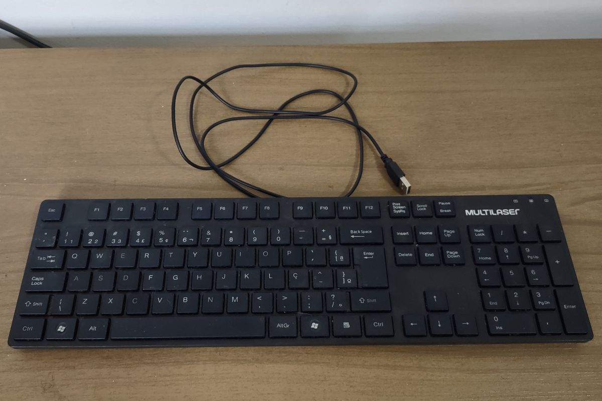 Teclado Slim Tc142 Multileaser Abnt2 com Fio Soft Touch | Teclado p ...