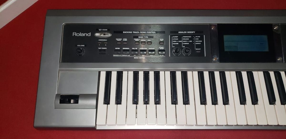 Teclado Workstation Roland Gw7 Teclado p/ Computador Roland Usado