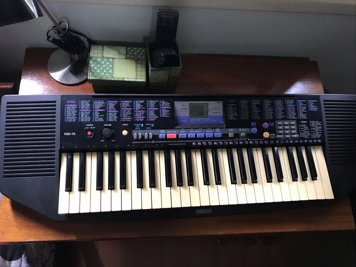 Teclado Yamaha Psr 78 Item de Música Yamaha Usado 32027488 enjoei