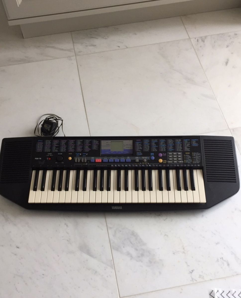 Teclado Yamaha Psr 78 Teclado p Computador Yamaha Usado Teclado Yamaha Psr 78 Teclado p Computador Yamaha Usado
