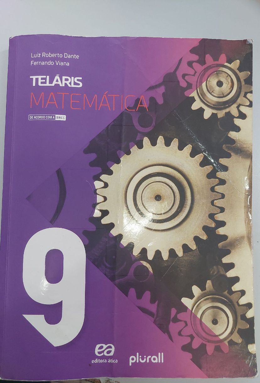 Telaris Matemática 9 Ano - de Acordo com a Bncc | Livro Plurall Usado ...