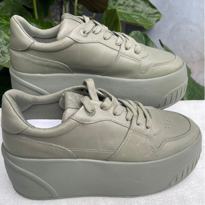 Tenis arezzo verde store militar