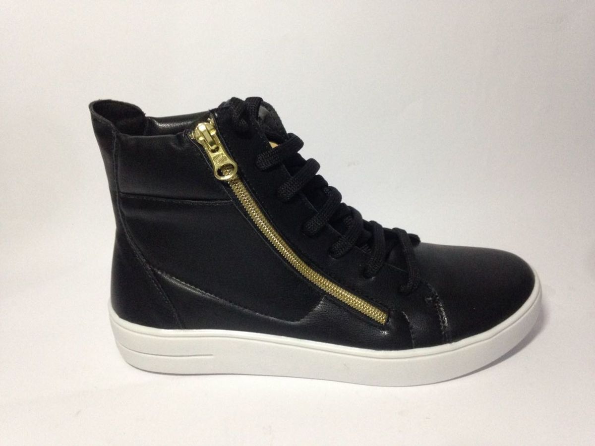 tenis alto feminino preto