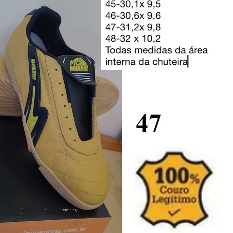 Chuteira futsal best sale tamanho 47