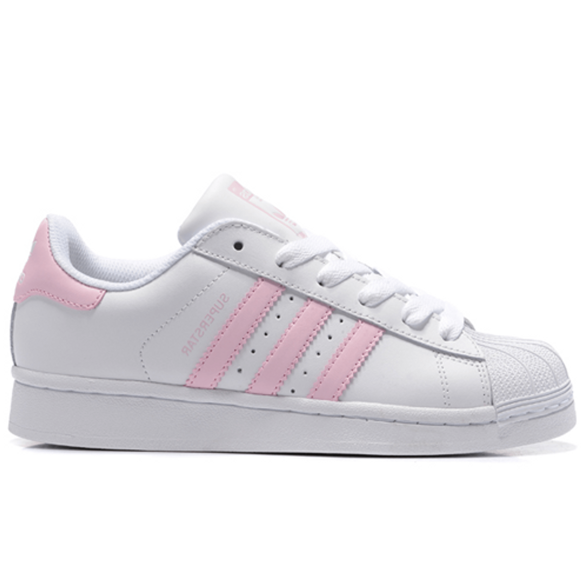 chuteira da adidas rosa com branco