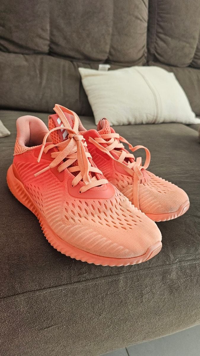 Adidas on sale alphabounce orange