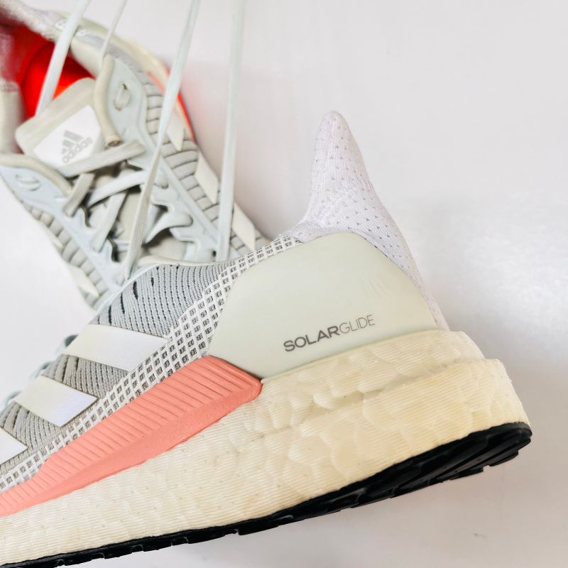 Tênis Adidas Boost Solar Glide Feminino Branco e Salmão