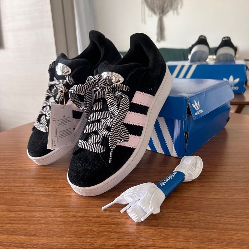 adidas gazelle silver green womens Adidas Campus 00s Black Almost Pink – DROP UP main image 0