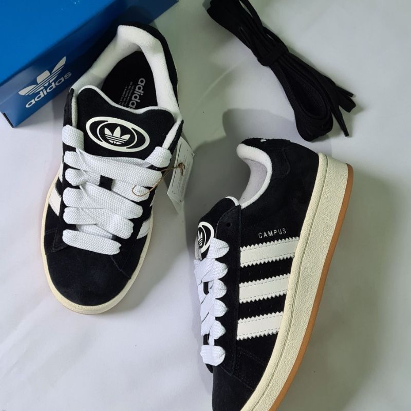 Adidas campus best sale feminino preto